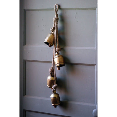 Rustic Iron Hanging Bells - Bodega Nantucket