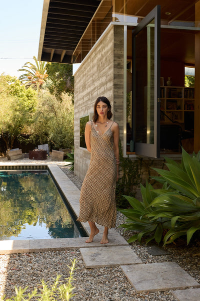 Dakota Dress Zellige Limestone