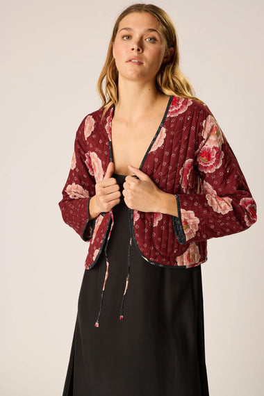 Saskia Jacket Poppy Combo - Bodega Nantucket