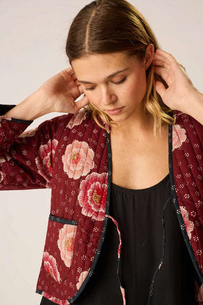 Saskia Jacket Poppy Combo - Bodega Nantucket