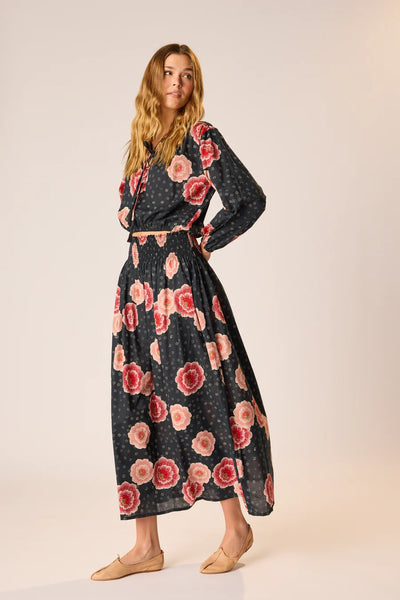 Amelia Top Poppy Indigo - Bodega Nantucket