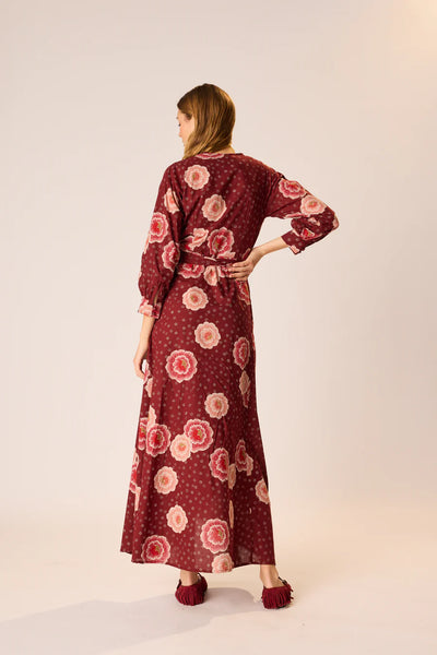 Kate Long Sleeve Dress Poppy - Bodega Nantucket