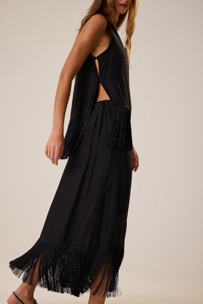 Jessie Top Black Fringe