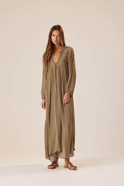 Fiore Maxi Martini Olive w/Sash