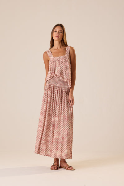 Bella Skirt Scallop Blush