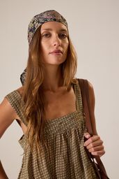 Small Square Scarf Botanica Dusk