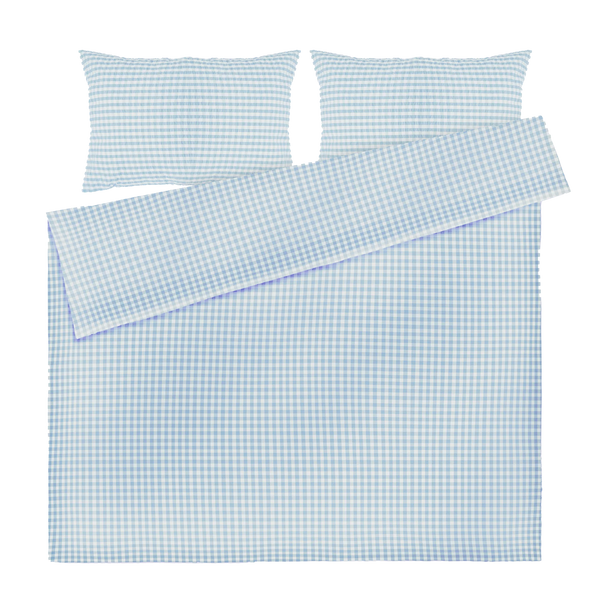 Juna Duvet Cover Set Light Blue/White - Bodega Nantucket