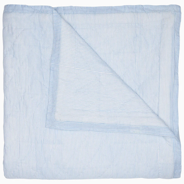 Nandi Light Indigo Coverlet - Bodega Nantucket