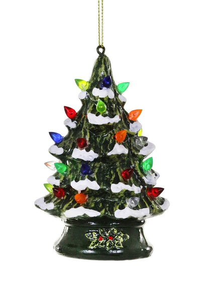 Vintage Ceramic Tree Ornament