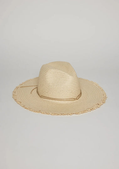 Traveler Continental with Fringe Natural/Tan - Bodega Nantucket