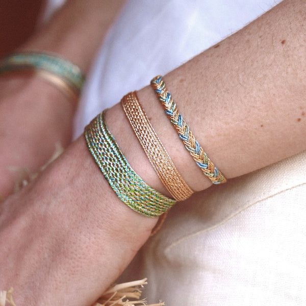 Eya N2 Bracelet Peach Pistachio - Bodega Nantucket