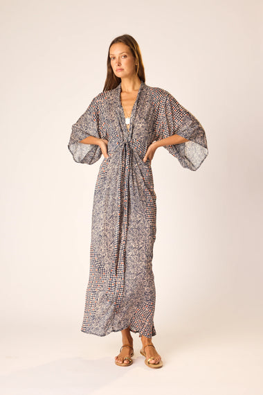 Sarah Dress Delphi Ink - Bodega Nantucket