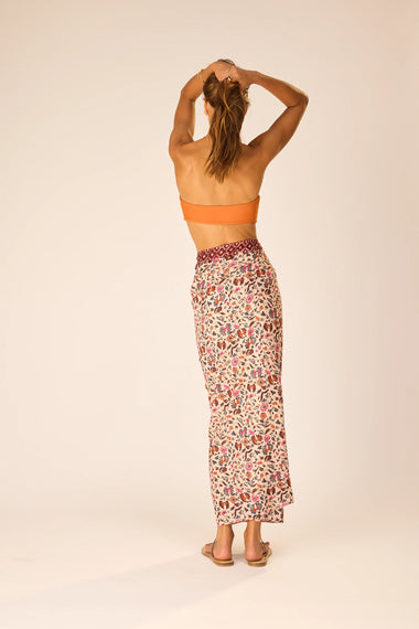 Pareo Sarong Wildflower Spice - Bodega Nantucket
