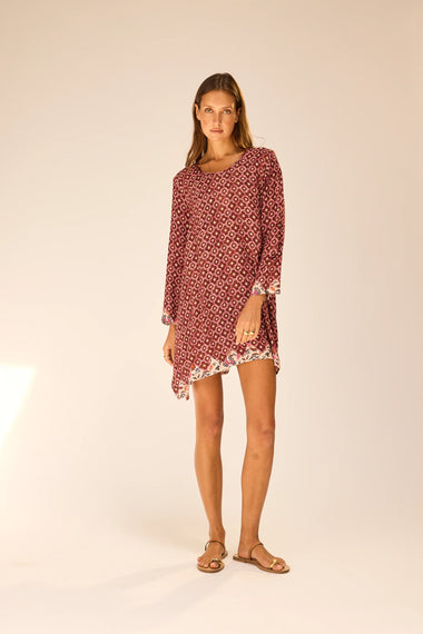 Claudia Tunic Mosaic Spice - Bodega Nantucket
