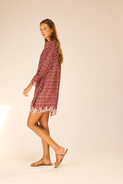 Claudia Tunic Mosaic Spice - Bodega Nantucket