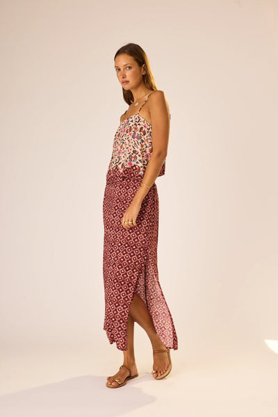 Anita Skirt Mosaic Spice - Bodega Nantucket