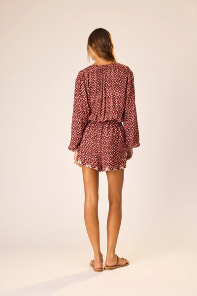 Amelia Top Mosaic Spice - Bodega Nantucket