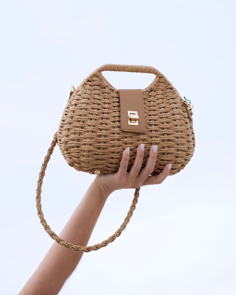 Straw Bag w/Handle