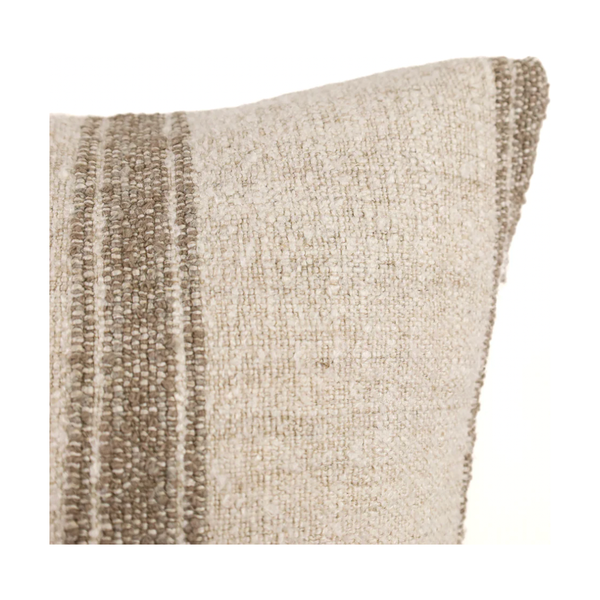 Dalton Pillow Natural & Mink - Bodega Nantucket