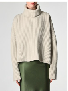 Knit Ribbed Turtleneck Sweater - Bodega Nantucket