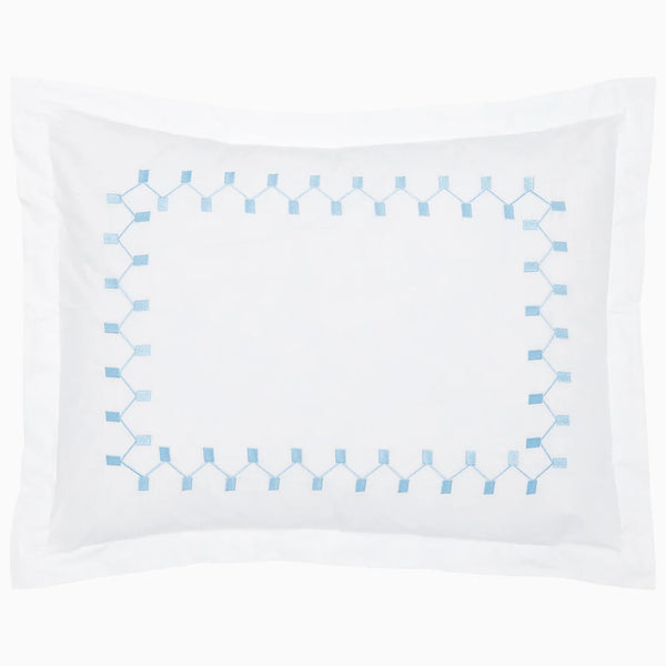 Anketi Light Indigo Standard Sham - Bodega Nantucket