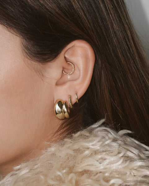 Grande Sofie Volume Hoops - Bodega Nantucket