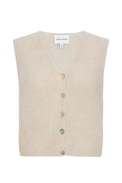 Telma Vest Beige - Bodega Nantucket