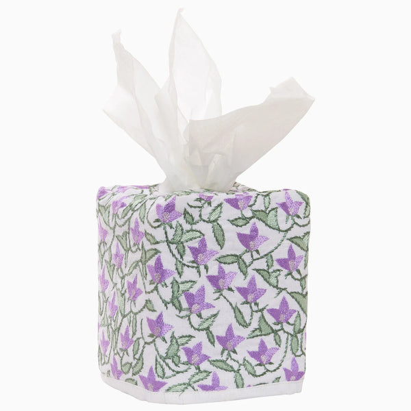Gul Block Printed Tissue Box Cover