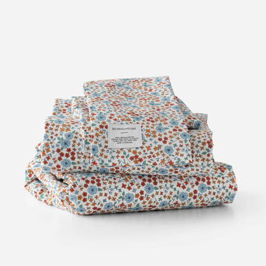 Wallowa Floral Percale Sheet Set - Bodega Nantucket