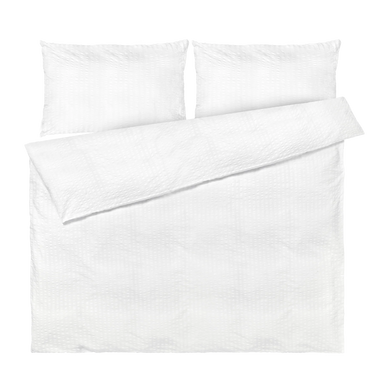 Juna Duvet Cover Set White/White - Bodega Nantucket