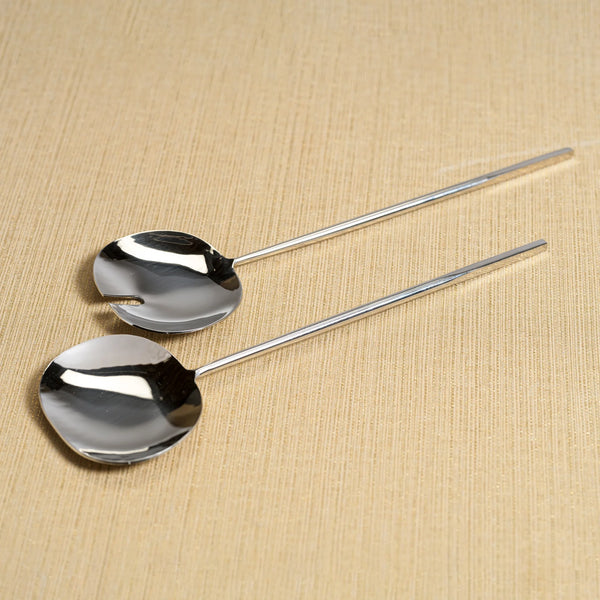 Polished Nickel Serving Set