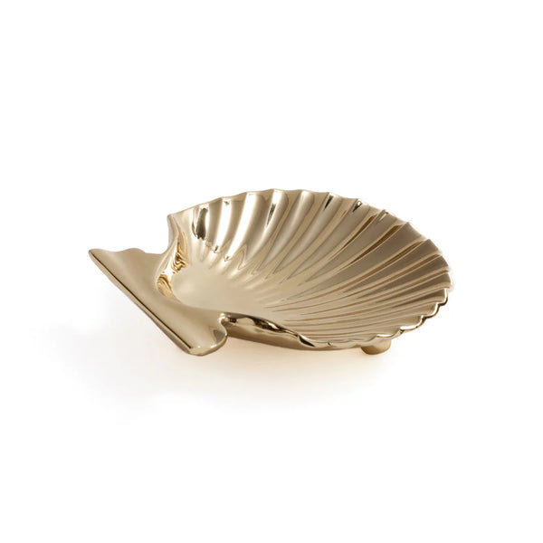 Sanibel Shell Tray Gold - Bodega Nantucket