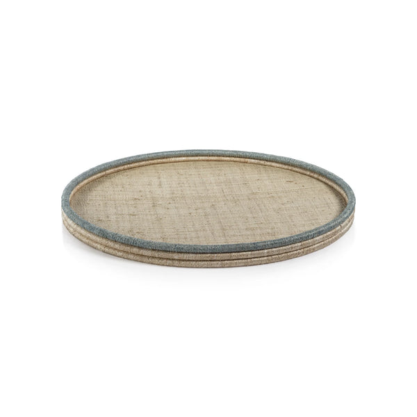 Coiled Rattan Tray - Bodega Nantucket