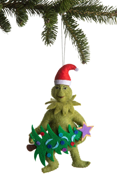 Grinch & Christmas Tree Ornament
