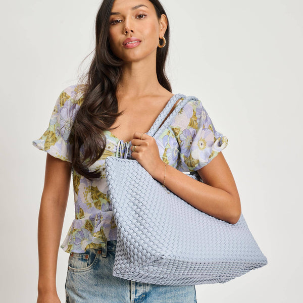 Solana Woven Vegan Leather Tote - Bodega Nantucket