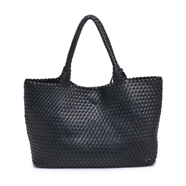 Solana Woven Vegan Leather Tote - Bodega Nantucket