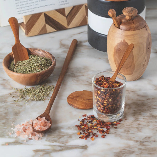 Glass Jar & Spoon
