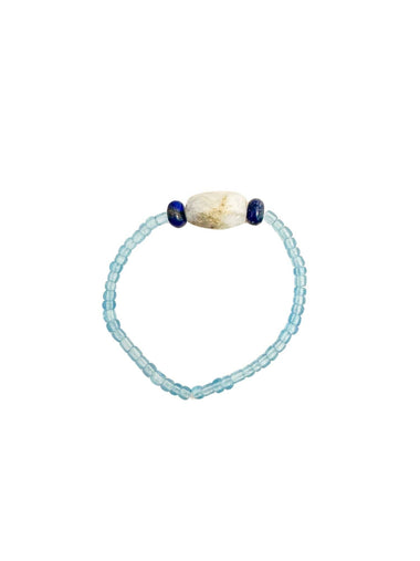 Simple Seed Bracelet | Denim