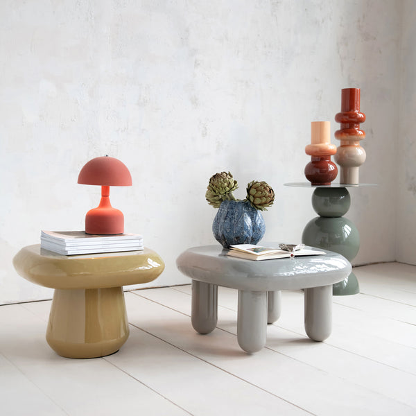 Enameled Metal Table - Bodega Nantucket