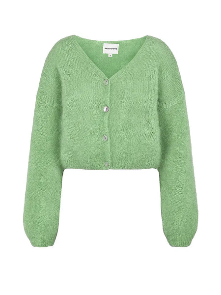 Cornelia Cropped Cardigan Tea Green - Bodega Nantucket