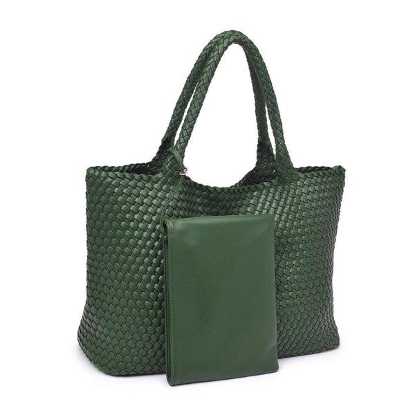 Solana Woven Vegan Leather Tote - Bodega Nantucket