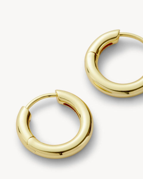 Petite Hoops in Gold - Bodega Nantucket
