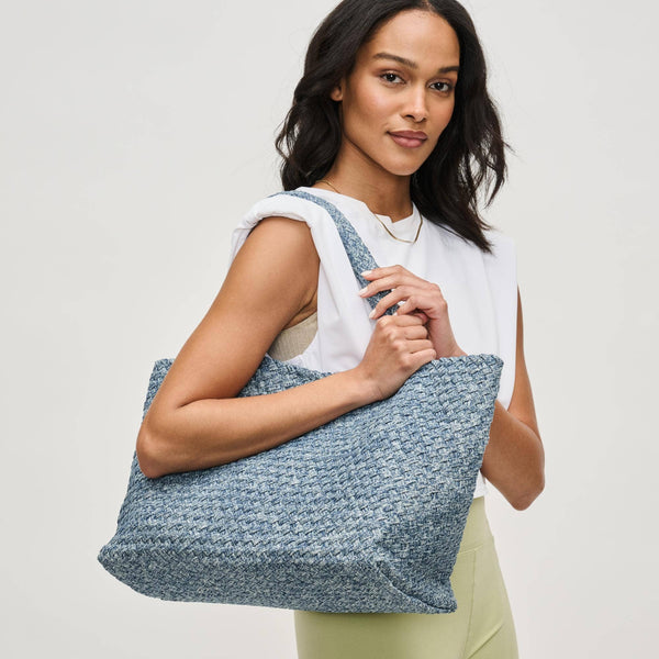 Sky's The Limit - Large Denim Tote - Bodega Nantucket