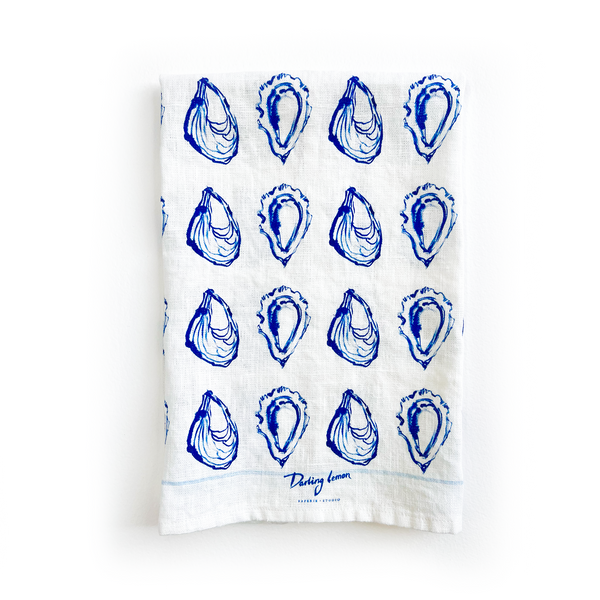 Oysters Kitchen Towel - Bodega Nantucket
