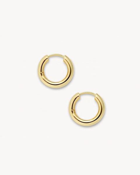 Petite Hoops in Gold - Bodega Nantucket