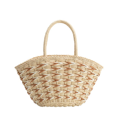 Lisbon Natural Straw Vegan Tote Bag