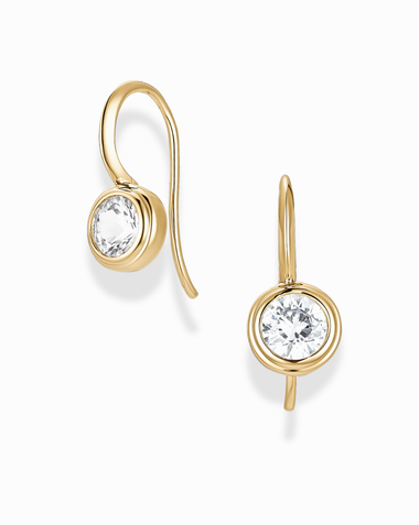 *Pre-order Vera Round French Hook Earrings - Bodega Nantucket