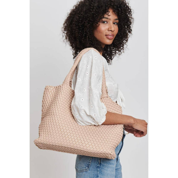 Solana Woven Vegan Leather Tote - Bodega Nantucket