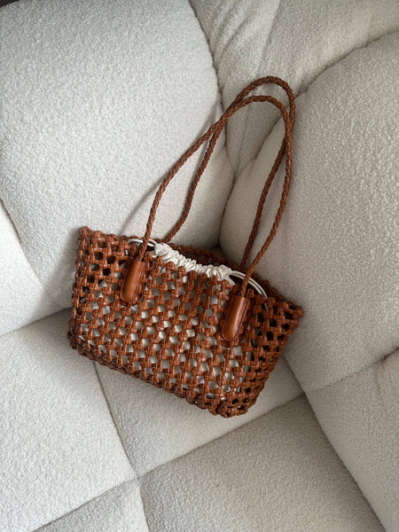 NICOLE PREMIUM - woven leather