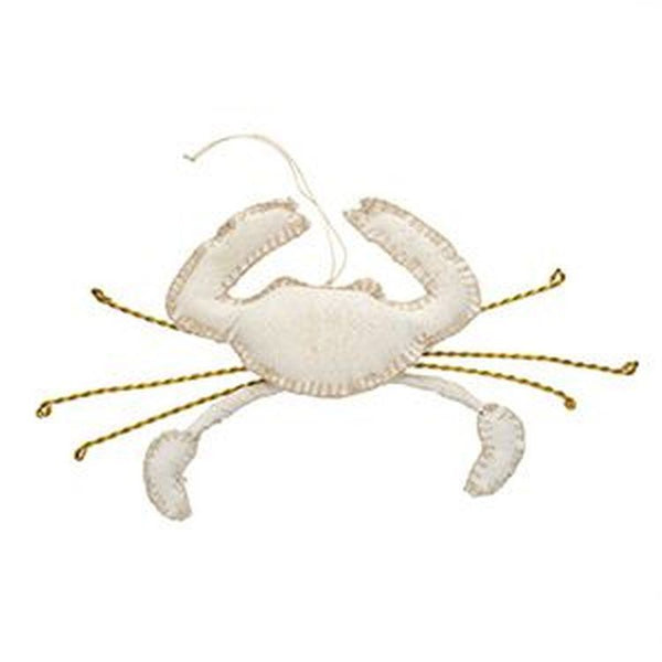 Canvas Crab Ornament - Bodega Nantucket